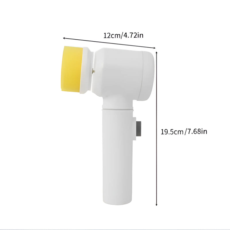 Super Escova Elétrica de Limpeza 5 em 1 Sem Fio - Limpador Multiuso