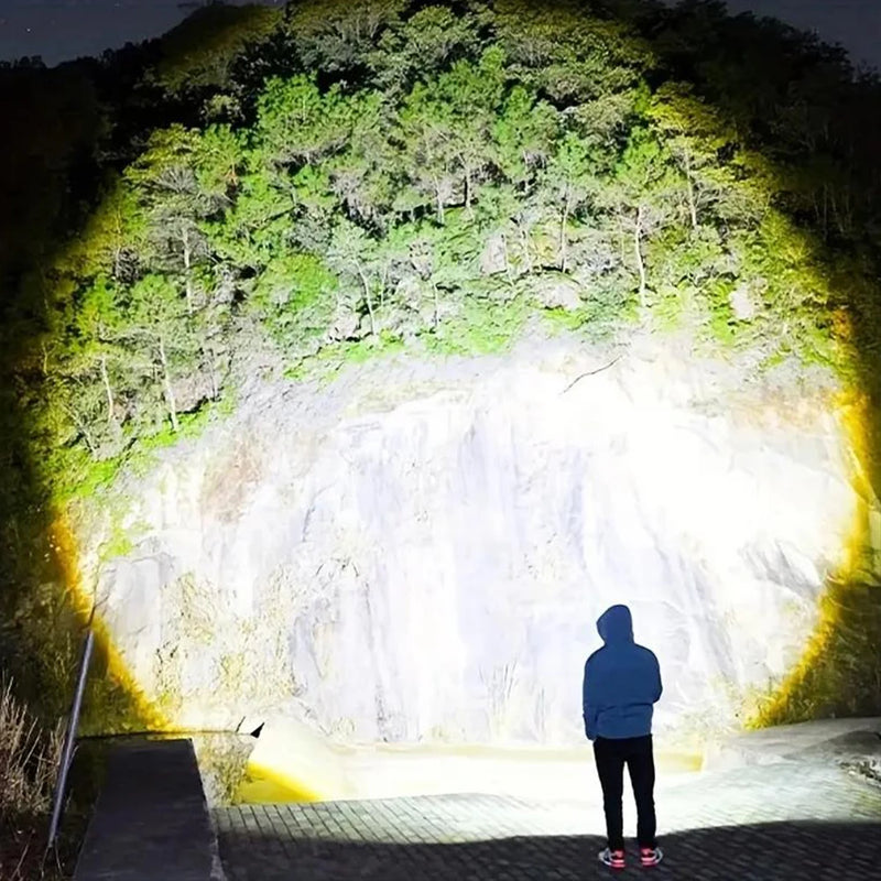 Super Lanterna LED Tática de Alta Potência